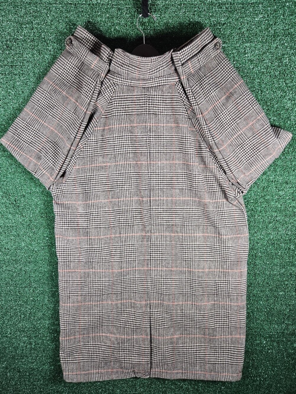 NWT Goodfellow & Co Glen Plaid Overcoat Trench / Mens Size Large - Picture 10 of 14